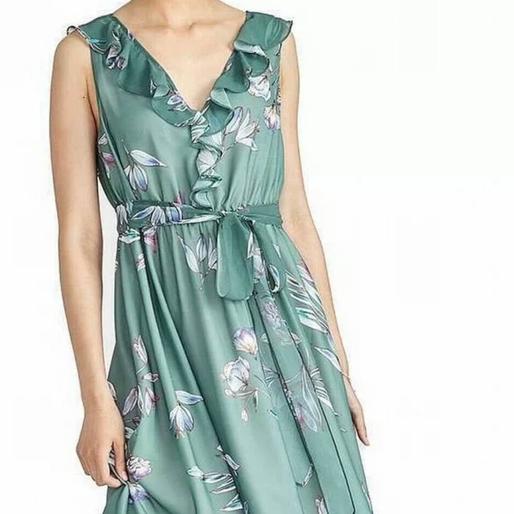 Rachel Rachel Roy Women Dress Muted Green Size XL